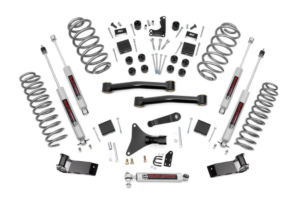 Rough Country 698.20 Suspension Lift Kit w/Shocks; 4 in. Lift; - Truck Part Superstore