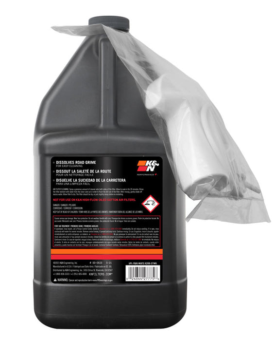 K&N 99-0638 Heavy Duty Filter Cleaner, DryFlow 1 gal, 128 oz - Truck Part Superstore