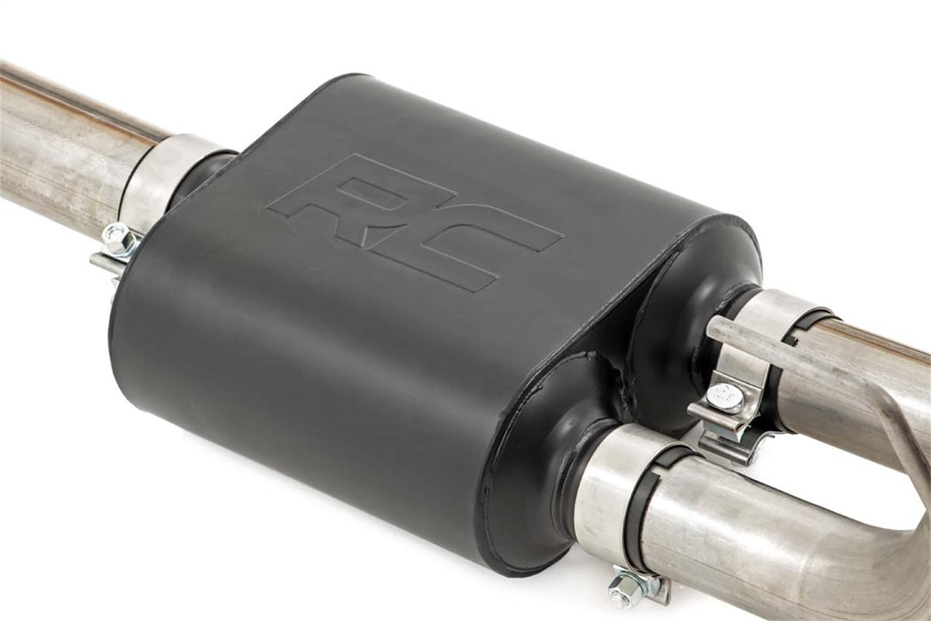 Rough Country 96005 Dual Cat-Back Exhaust System w/ Black Tips 99-06 GM 1500 Ext Cab / Short Bed 4.8L / 5.3L Rough Country - Truck Part Superstore