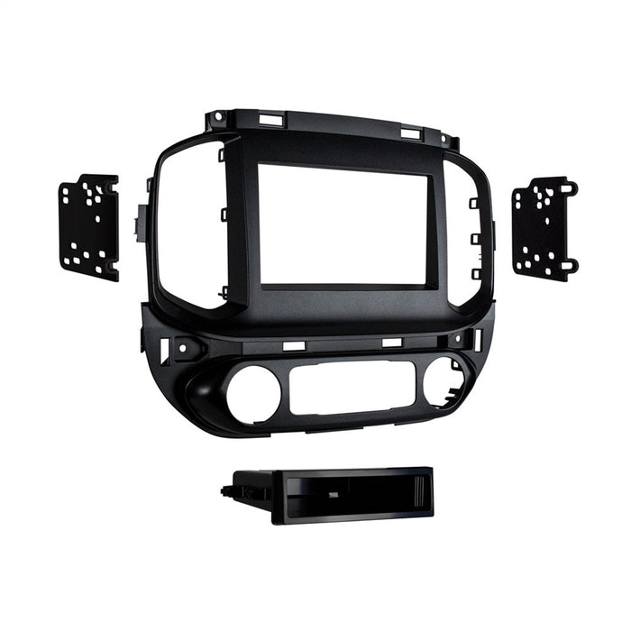 Metra Electronics 99-3016G Radio Installation Kit; ISO DIN Radio Provision; w/Pocket; - Truck Part Superstore