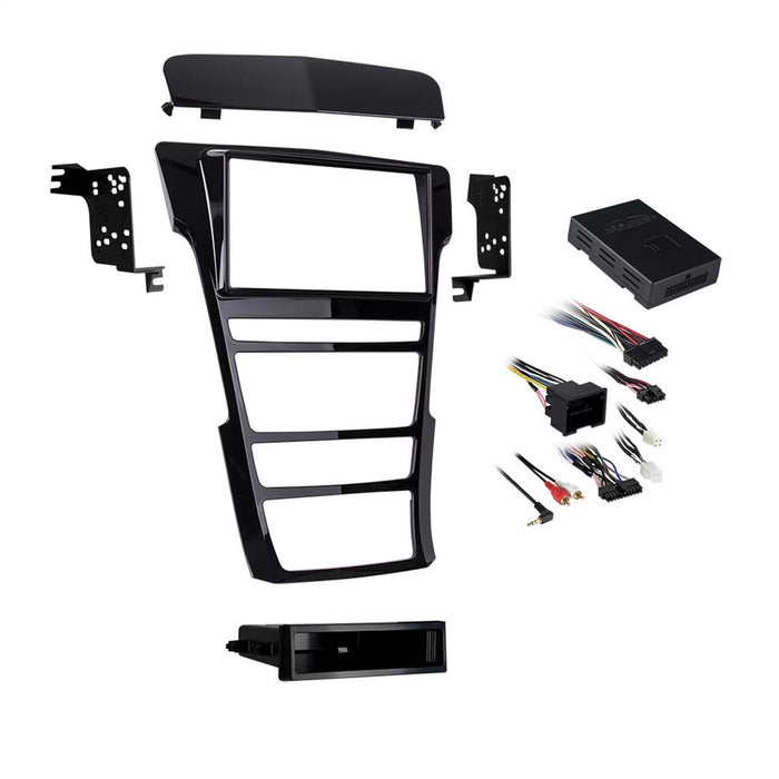 Metra Electronics 99-3018HG Radio Installation Kit; ISO DIN Radio Provision; w/Pocket; - Truck Part Superstore