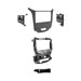 Metra Electronics 99-3020B Radio Installation Kit; ISO DIN Radio Provision; w/Pocket; Matte Black; - Truck Part Superstore