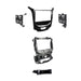 Metra Electronics 99-3020HG Radio Installation Kit; ISO DIN Radio Provision; w/Pocket; High Gloss Black; - Truck Part Superstore