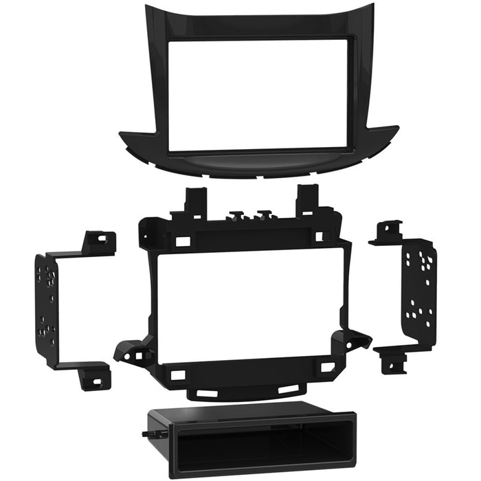 Metra Electronics 99-3023HG Radio Installation Kit; ISO DIN Radio Provision; w/Pocket; - Truck Part Superstore