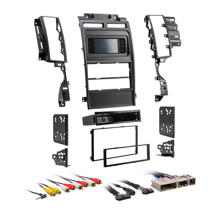 Metra Electronics 99-5722 Radio Installation Kit; ISO DIN Radio Provision; w/Pocket And Key Start; - Truck Part Superstore