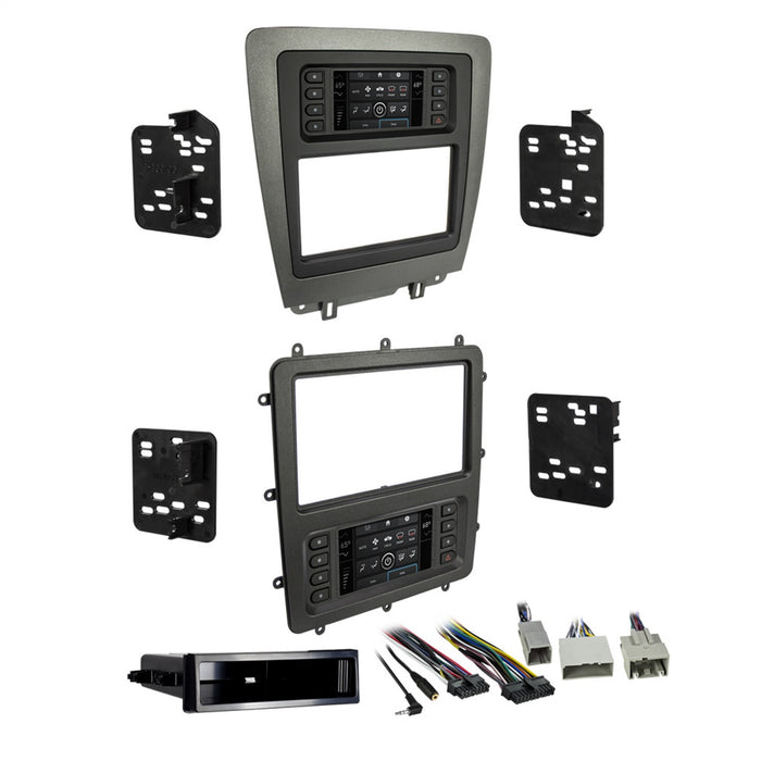 Metra Electronics 99-5839CH Radio Installation Kit; ISO DIN Radio Provision; w/Pocket; - Truck Part Superstore