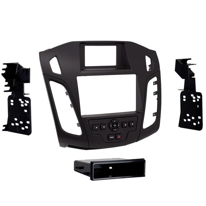 Metra Electronics 99-5843B Radio Installation Kit; ISO DIN Radio Provision; w/Pocket And 4.2 in. Screen; - Truck Part Superstore