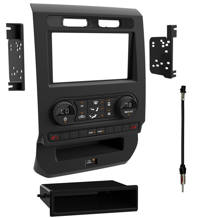 Metra Electronics 99-5849CH Radio Installation Kit; w/Single Zone Climate Control; - Truck Part Superstore