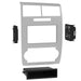Metra Electronics 99-6548S Radio Installation Kit; ISO DIN Radio Provision; w/Pocket; Silver; - Truck Part Superstore