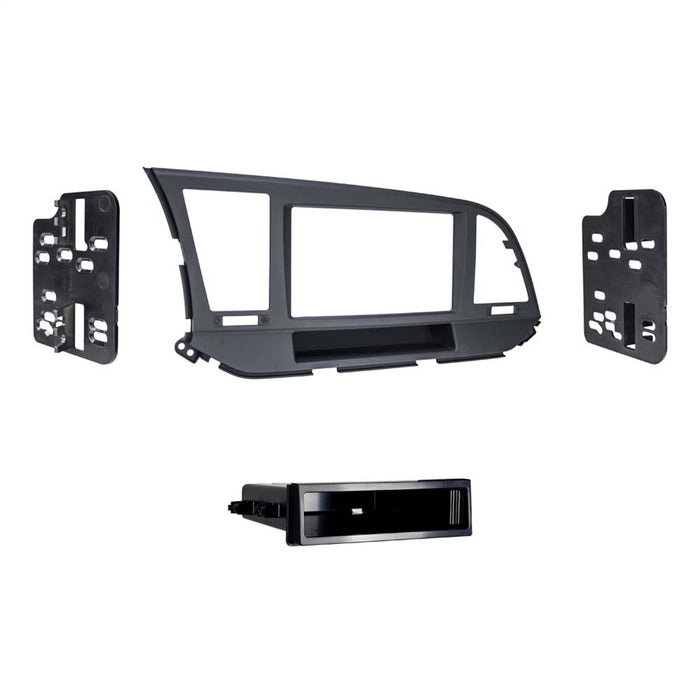 Metra Electronics 99-7376B Radio Installation Kit; ISO DIN Radio Provision; w/Pocket; - Truck Part Superstore