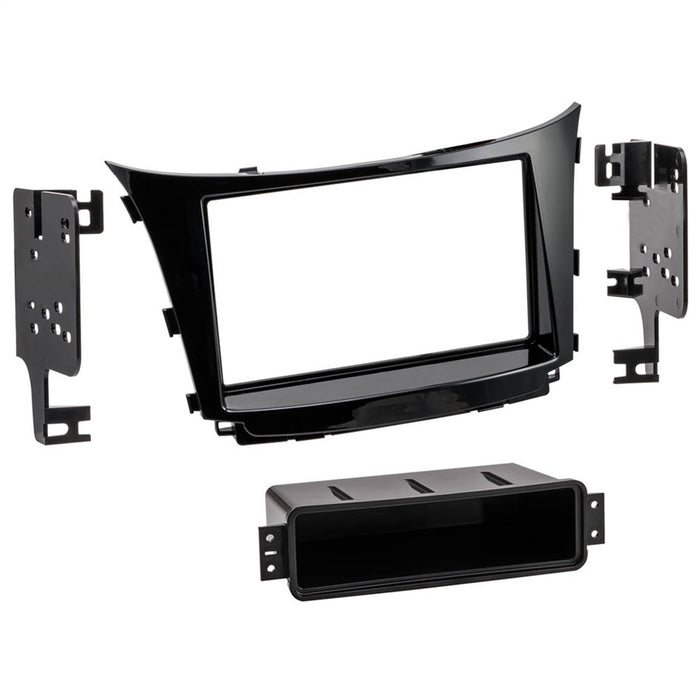 Metra Electronics 99-7379HG Radio Installation Kit; ISO DIN Radio Provision; w/Pocket; w/Factory Navigation; - Truck Part Superstore