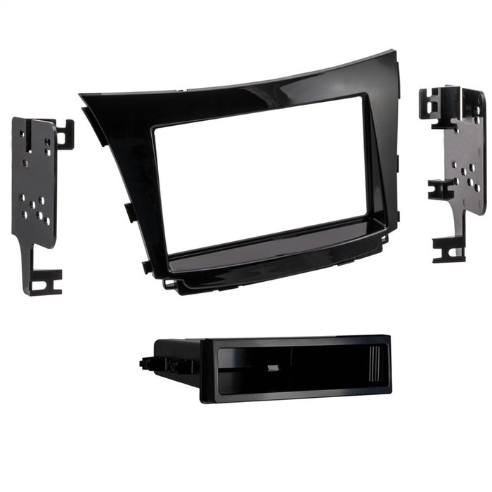 Metra Electronics 99-7380HG Radio Installation Kit; ISO DIN Radio Provision; w/Pocket; w/Factory Navigation; - Truck Part Superstore