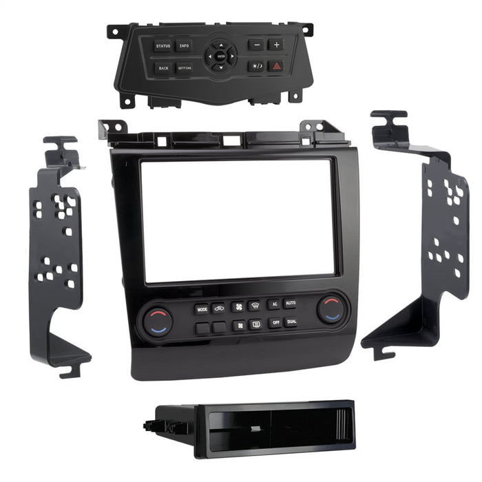 Metra Electronics 99-7633 Radio Installation Kit; ISO DIN Radio Provision; w/Pocket/NAV And Tech Package; - Truck Part Superstore