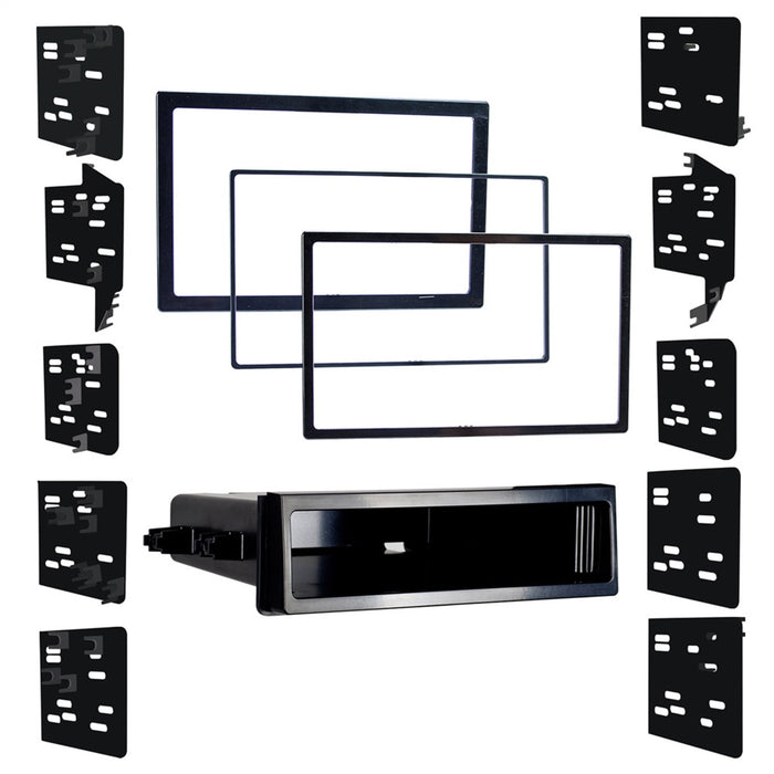 Metra Electronics 99-8104 Radio Installation Kit; ISO DIN Radio Provision; w/Pocket; - Truck Part Superstore