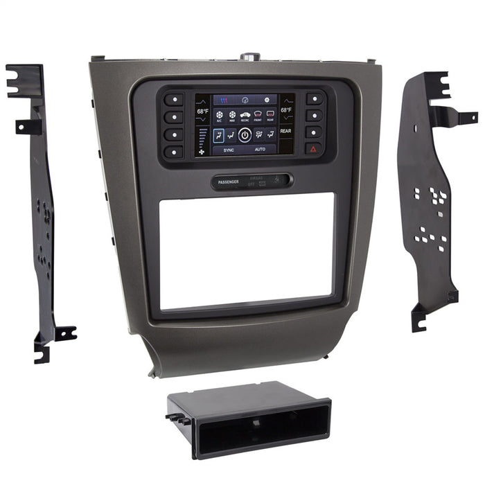 Metra Electronics 99-8163 Radio Installation Kit; ISO DIN Radio Provision; w/Pocket And NAV; - Truck Part Superstore