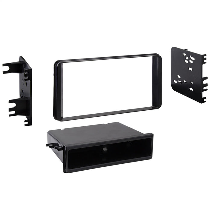 Metra Electronics 99-8265HG Radio Installation Kit; ISO DIN Radio Provision; w/Pocket; - Truck Part Superstore
