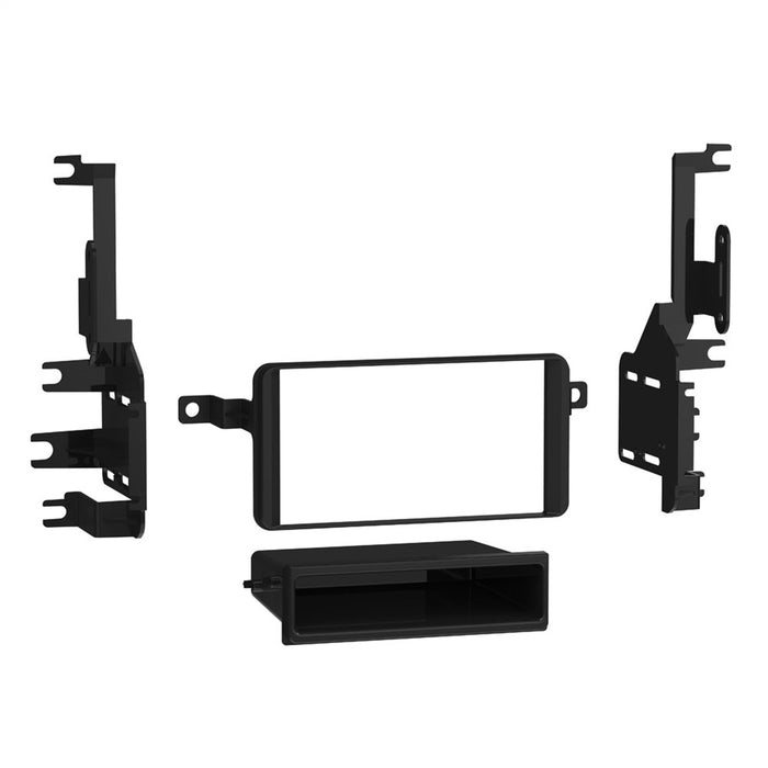 Metra Electronics 99-8268 Radio Installation Kit; ISO DIN Radio Provision; w/Pocket; Without NAV; - Truck Part Superstore