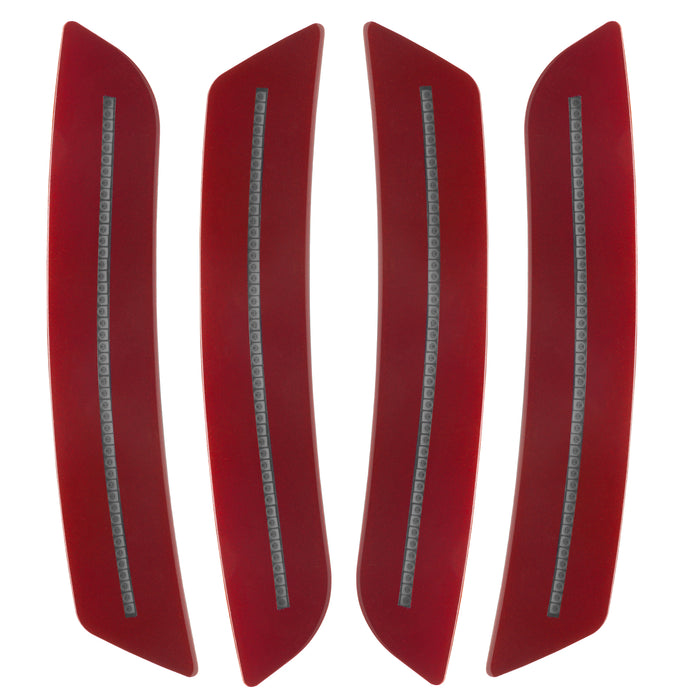 Oracle Lighting 9900-G7E-C Concept Sidemarker Set, Clear, Garnet Red Tintcoat (G7E) - Truck Part Superstore