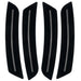 Oracle Lighting 9900-GBA-C Concept Sidemarker Set, Clear, Black (GBA) - Truck Part Superstore