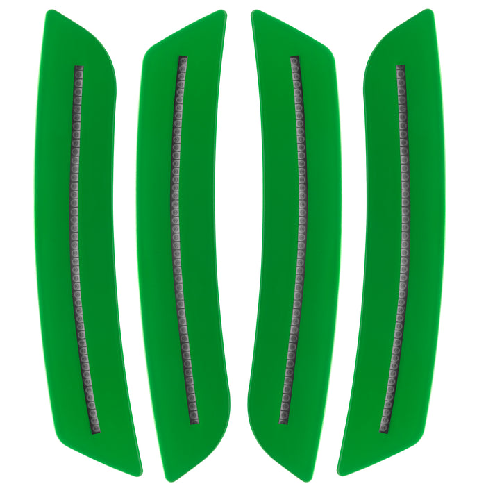 Oracle Lighting 9900-WA445B-C Concept Sidemarker Set, Clear, Spitfire/Krypton Green (WA445B) - Truck Part Superstore