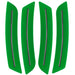 Oracle Lighting 9900-WA445B-C Concept Sidemarker Set, Clear, Spitfire/Krypton Green (WA445B) - Truck Part Superstore