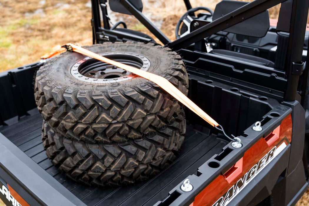 Rough Country 99010 Polaris Bed Tie-Down Kit 5pc 14-20 Ranger, 17-20 General Rough Country - Truck Part Superstore