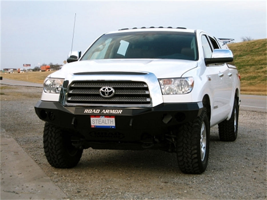 Road Armor 99030B Stealth Winch Front Bumper; Steel; Satin Black; - Truck Part Superstore