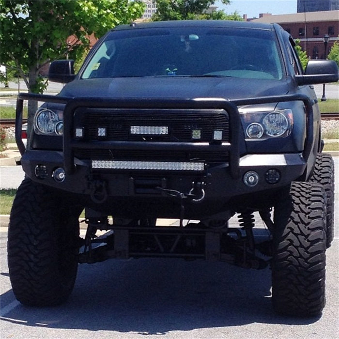 Road Armor 99031B Stealth Winch Front Bumper; Lonestar Guard; Satin Black; - Truck Part Superstore