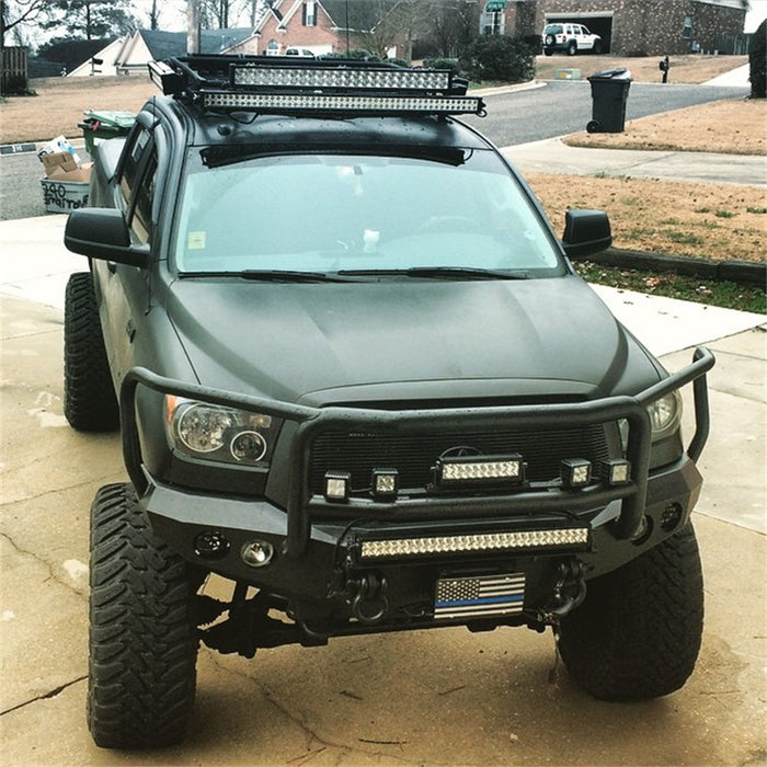 Road Armor 99031B Stealth Winch Front Bumper; Lonestar Guard; Satin Black; - Truck Part Superstore