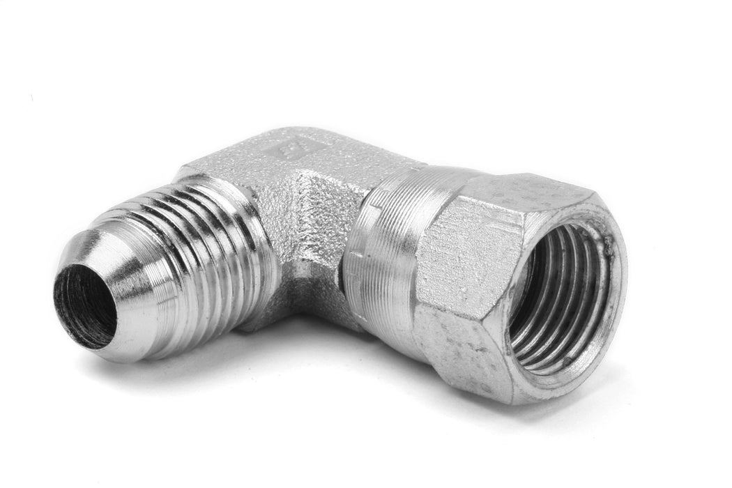 Holley EFI 9906-118 Multi-Point Fuel Fitting; Swivel 90 deg. Male To SAE 37 deg. -06AN; - Truck Part Superstore