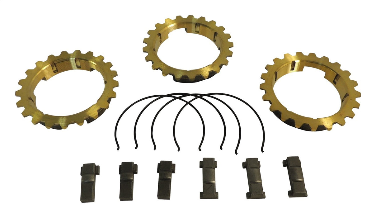 Crown Automotive Jeep Replacement 991020X Synchronizer Repair Kit; Incl. 3 Blocking Rings/6 Keys/4 Springs; - Truck Part Superstore