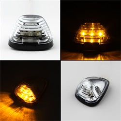 Spyder Auto 9924583 XTune Cab Roof LED Lights; Amber/Clear; - Truck Part Superstore