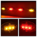 Spyder Auto 9924651 XTune LED Side Fender Lights; Incl. 2 Red And 2 Amber Lights; 4 pc.; Clear; - Truck Part Superstore