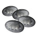 Spyder Auto 9924651 XTune LED Side Fender Lights; Incl. 2 Red And 2 Amber Lights; 4 pc.; Clear; - Truck Part Superstore