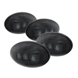 Spyder Auto 9924668 XTune LED Side Fender Lights; Incl. 2 Red And 2 Amber Lights; 4 pc.; Smoke; - Truck Part Superstore