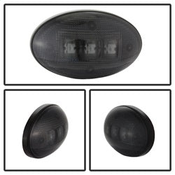 Spyder Auto 9924668 XTune LED Side Fender Lights; Incl. 2 Red And 2 Amber Lights; 4 pc.; Smoke; - Truck Part Superstore