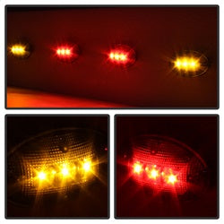 Spyder Auto 9924668 XTune LED Side Fender Lights; Incl. 2 Red And 2 Amber Lights; 4 pc.; Smoke; - Truck Part Superstore