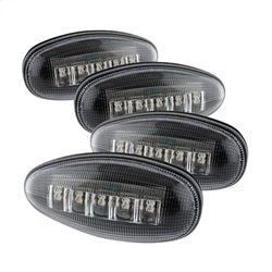 Spyder Auto 9924675 XTune LED Side Fender Lights; Incl. 2 Red And 2 Amber Lights; 4 pc.; Clear; - Truck Part Superstore