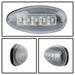 Spyder Auto 9924675 XTune LED Side Fender Lights; Incl. 2 Red And 2 Amber Lights; 4 pc.; Clear; - Truck Part Superstore