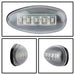 Spyder Auto 9924675 XTune LED Side Fender Lights; Incl. 2 Red And 2 Amber Lights; 4 pc.; Clear; - Truck Part Superstore