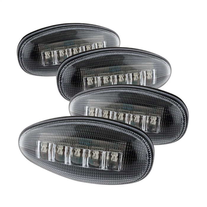 Spyder Auto 9924675 XTune LED Side Fender Lights; Incl. 2 Red And 2 Amber Lights; 4 pc.; Clear; - Truck Part Superstore