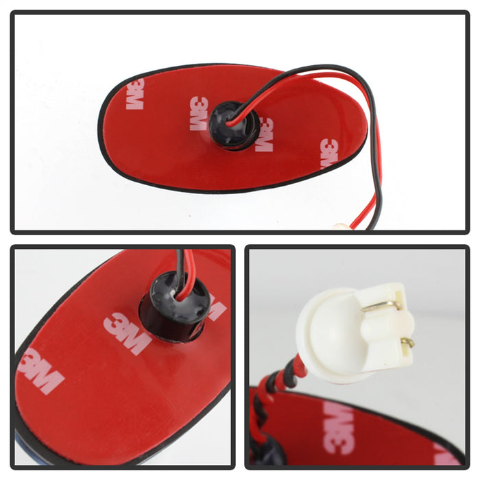 Spyder Auto 9924682 XTune LED Side Fender Lights; Incl. 2 Red And 2 Amber Lights; 4 pc.; Smoke; - Truck Part Superstore