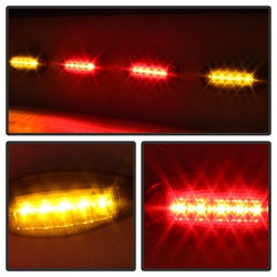 Spyder Auto 9924682 XTune LED Side Fender Lights; Incl. 2 Red And 2 Amber Lights; 4 pc.; Smoke; - Truck Part Superstore