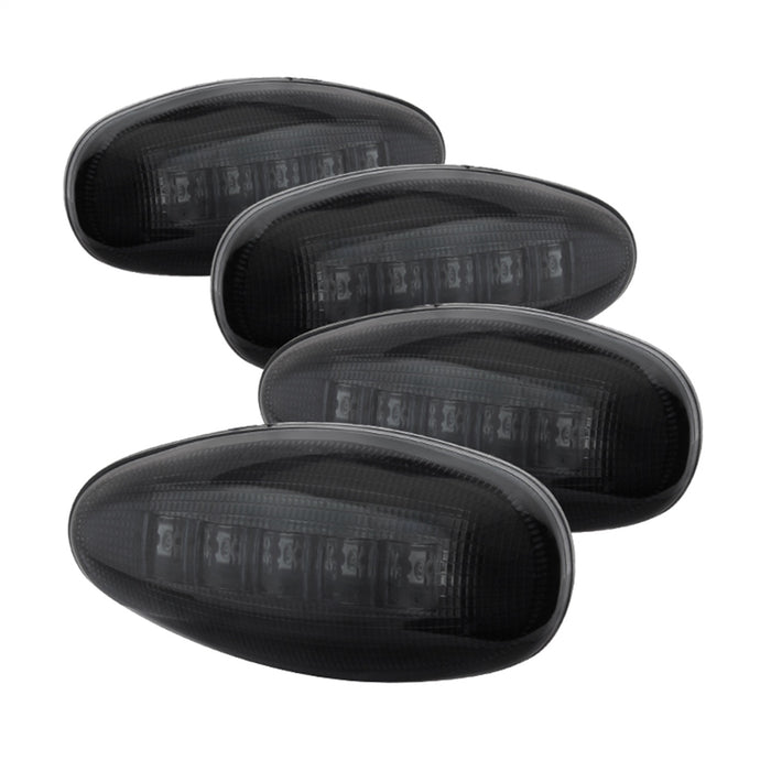 Spyder Auto 9924682 XTune LED Side Fender Lights; Incl. 2 Red And 2 Amber Lights; 4 pc.; Smoke; - Truck Part Superstore