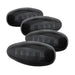 Spyder Auto 9924682 XTune LED Side Fender Lights; Incl. 2 Red And 2 Amber Lights; 4 pc.; Smoke; - Truck Part Superstore