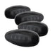 Spyder Auto 9924682 XTune LED Side Fender Lights; Incl. 2 Red And 2 Amber Lights; 4 pc.; Smoke; - Truck Part Superstore
