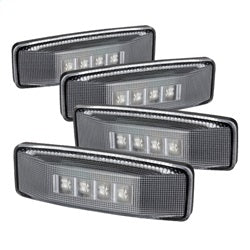 Spyder Auto 9924699 XTune LED Fender Lights; Incl. 2 Red And 2 Amber Lights; 4 pc.; Clear; - Truck Part Superstore