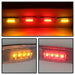 Spyder Auto 9924699 XTune LED Fender Lights; Incl. 2 Red And 2 Amber Lights; 4 pc.; Clear; - Truck Part Superstore