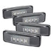 Spyder Auto 9924699 XTune LED Fender Lights; Incl. 2 Red And 2 Amber Lights; 4 pc.; Clear; - Truck Part Superstore