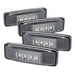 Spyder Auto 9924699 XTune LED Fender Lights; Incl. 2 Red And 2 Amber Lights; 4 pc.; Clear; - Truck Part Superstore
